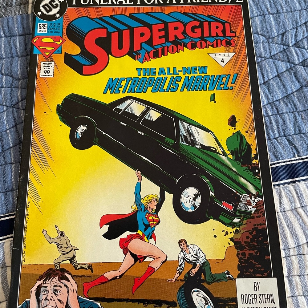 DC Comics SuperGirl in Action.